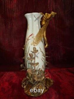 Frog Elf Fairy Figurine Vase Art Deco Style Art Nouveau Porcelain