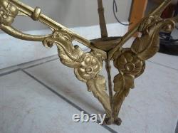 Gilt Bronze Chandelier Mount, 84 cm, Art Deco, 1930