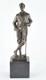 Golfer Statue Sculpture, Art Deco Style, Art Nouveau Style, Solid Bronze, Signed