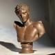 Handcrafted Bronze Hermès Sculpture Ancient Greek Art Statue, Décor