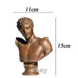 Handcrafted bronze Hermes sculpture, ancient Greek art statue, decor