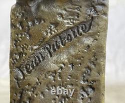 Handmade Erotic Art Deco Nude Mermaid Bronze Sculpture, Lost-Wax Cast