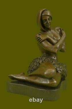 Hawaiian Girl Art Deco New Bronze Sculpture Moreau Figure Decorative Statue