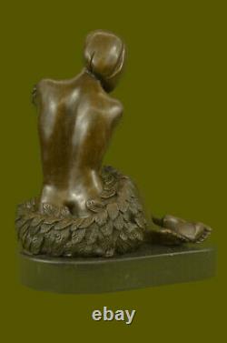 Hawaiian Girl Art Deco New Bronze Sculpture Moreau Figure Decorative Statue