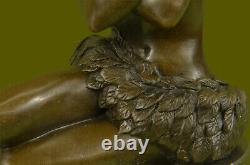 Hawaiian Girl Art Deco New Bronze Sculpture Moreau Figure Decorative Statue