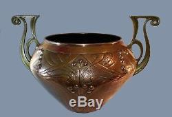 Important And Rare Vase Cache Pot Art New R Yuge Jugendstil Period Wmf