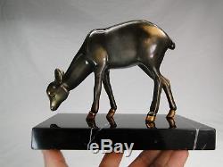 Irenee Rochard (1906-1984) Beautiful Sculpture Fake Art Deco Patina Bronze Statue