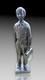 Ir&eacute;n&eacute;e Rochard Unique Bronze Depicting His Schoolboy Son, Art Deco, 1940, Ht. 45 Cm