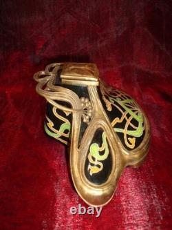 Iris Flower Inkwell, Art Deco / Art Nouveau Style, Porcelain / Ceramic