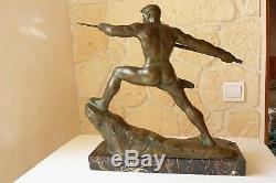 Javelin Thrower Bronze G. Gori, Marcel Guillemard 1 1930 782 Ref