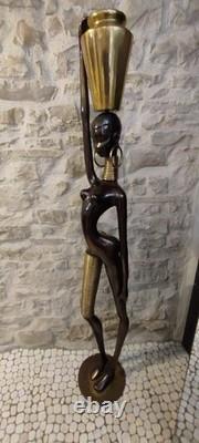 Karl Hagenauer Art Deco Bronze Statue, 160 cm Tall