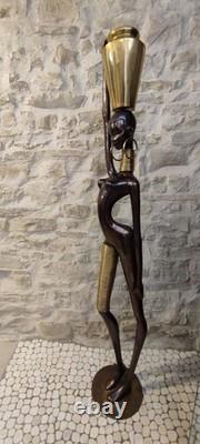 Karl Hagenauer Art Deco Bronze Statue, 160 cm Tall