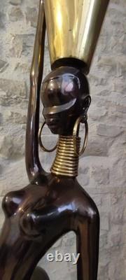 Karl Hagenauer Art Deco Bronze Statue, 160 cm Tall