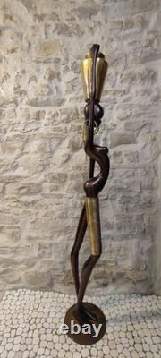 Karl Hagenauer Art Deco Bronze Statue, 160 cm Tall