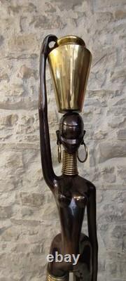 Karl Hagenauer Art Deco Bronze Statue, 160 cm Tall