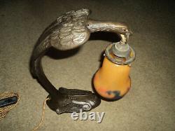 Lamp C. Ranc Bronze Foot Art Deco / New Tulip Schneider Daum Muller