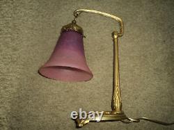 Lamp C. Ranc Bronze Foot Art Deco / New Tulip Schneider Daum Muller