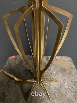 Lamp Foot Design Art Deco Modernist Bronze Lamp House Charles Rings 1950