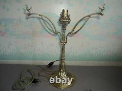 Lamp Pied Bronze Art Nouveau/deco Galle Daum Muller Majorelle 1900 Guimard