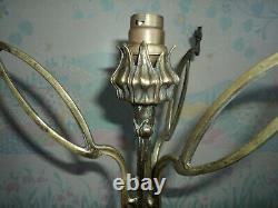 Lamp Pied Bronze Art Nouveau/deco Galle Daum Muller Majorelle 1900 Guimard