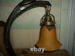 Lamp Pied Bronze Art Nouveau/deco Galle Daum Muller Majorelle 1900 Guimard