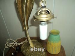 Lamp Pied Bronze Art Nouveau/deco Galle Daum Muller Majorelle 1900 Guimard