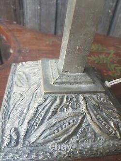Lampfoot Art Deco- Bronze Silver
