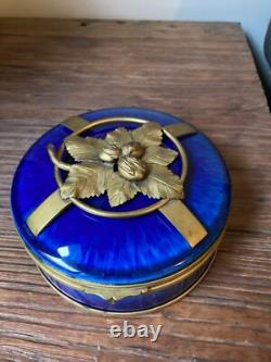 Large Box or Case by Paul Millet Sèvres Mounted in Bronze Art Deco Style