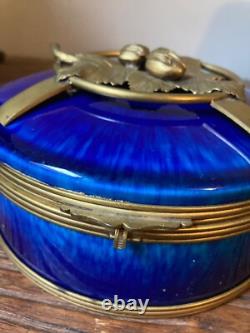 Large Box or Case by Paul Millet Sèvres Mounted in Bronze Art Deco Style