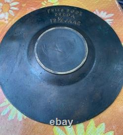 Large bronze plate astrological sign