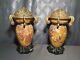 Large Pair Of Art Deco Marble Cassolettes 1930 By Sue & Mare