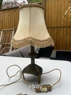 Le Verrier Art Deco bronze table lamp, H. 20 cm