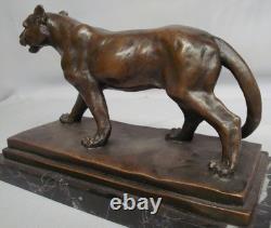Lion Statue Sculpture Animal Style Art Deco Art Nouveau Bronze