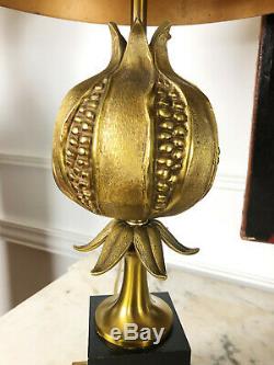 Maison Charles Grenade Lamp In Gilt Bronze From The 70s Brass Lampshade