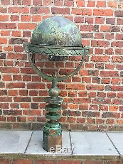 Mallet Stevens, Rare Art Deco Modernist Outdoor Floor Lamp Circa 1930