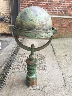 Mallet Stevens, Rare Art Deco Modernist Outdoor Floor Lamp Circa 1930