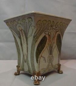 Marabout Bird Vase Art Deco Art Nouveau Style Porcelain