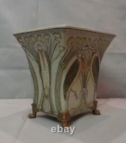 Marabout Bird Vase Art Deco Art Nouveau Style Porcelain