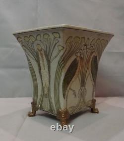 Marabout Bird Vase Art Deco Art Nouveau Style Porcelain