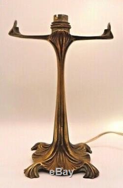 Maurice Dufrene Lamp Art Nouveau Bronze Follot, Leleu, Art Deco, Daum