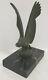 Max Le Verrier Broken Sculpture Vulture Bird Regulates Bronze Iron Art Deco 1930