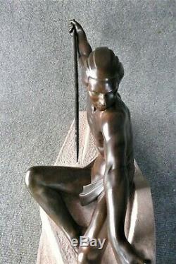 Max Le Verrier Monumental Sculpture The Ambush Art Deco 1930