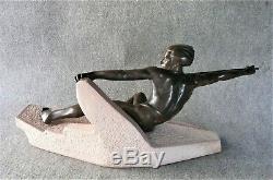 Max Le Verrier Monumental Sculpture The Ambush Art Deco 1930