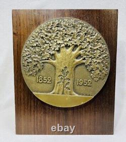 Medals Medal Plaque Barron Sculpture Bronze Art Deco Credit Foncier De France