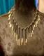 Michel Buffet Bronze Ethnic Art Deco Vintage Necklace No. 2