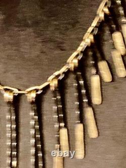 Michel Buffet Bronze Ethnic Art Deco Vintage Necklace No. 2