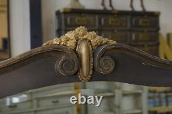 Mirror with wood and bronze ornament Art Deco 1930s