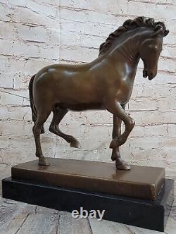 Modern Art Deco Bronze Sculpture Figurine of a Horse by Barye