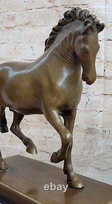 Modern Art Deco Bronze Sculpture Figurine of a Horse by Barye