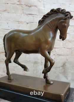 Modern Art Deco Bronze Sculpture Figurine of a Horse by Barye